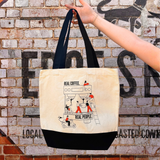 Real Coffee, Real People Tote Bag