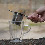 Folding tea infuser